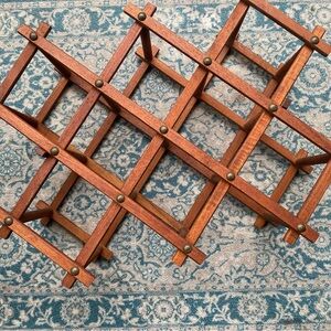 Wooden Folding Collapsible Wine Rack